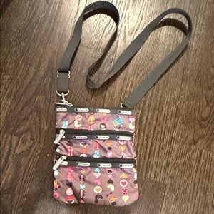 Lesportsac three zippered bag